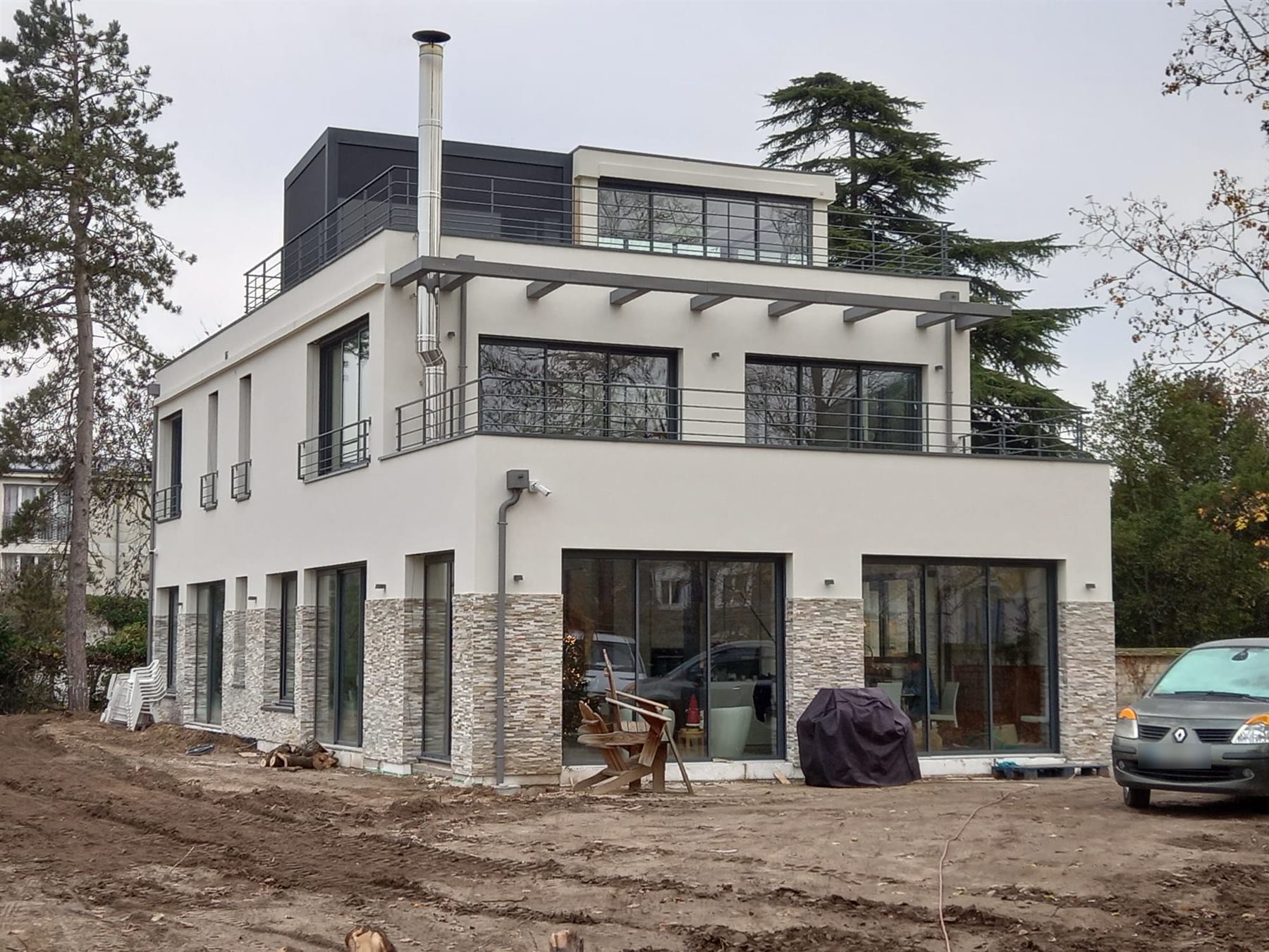 Maison contemporaine sur trois niveaux
